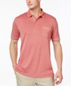 Tasso Elba Contrast Stitch Polo, Only At Macy's