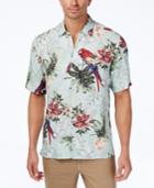Tasso Elba Men's Floral Parrot Shirt, Only At Macy's
