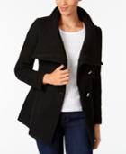 Inc International Concepts Asymmetrical Belted Walker Coat, Created For Macy's