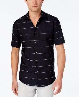 Alfani Men's Striped Classic-fit Shirt, Only At Macy's