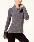 Inc International Concepts Cowl-neck Chenille Sweater, Created For Macy's