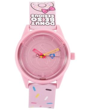 Harajuku Lovers Unisex Solar Pink Pu Strap Watch 40mm Hl2314