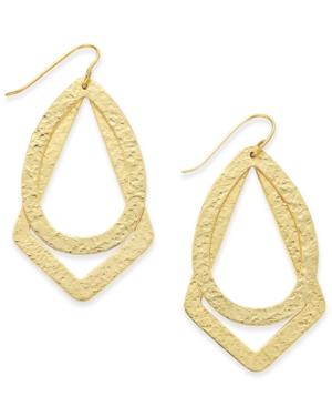 Stephanie Kantis 24k Gold-plated Teardrop And Kite Dangle Drop Earrings