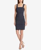Tommy Hilfiger Dot-print Sheath Dress