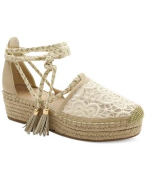Nanette By Nanette Lepore Bitsy Crochet Flatform Espadrilles Women's Shoes