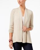 Style & Co Long-sleeve Pleat-detail Cardigan, Created For Macy's