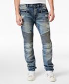 Reason Men's Unisex Causeway Slim-fit Moto Jeans