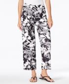 Jm Collection Printed Straight-leg Pants, Created For Macy's