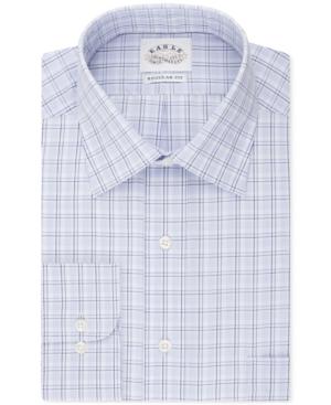 Eagle Non-iron Multi Blue Check Dress Shirt