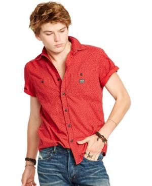 Denim & Supply Ralph Lauren Men's Floral Cotton Workshirt