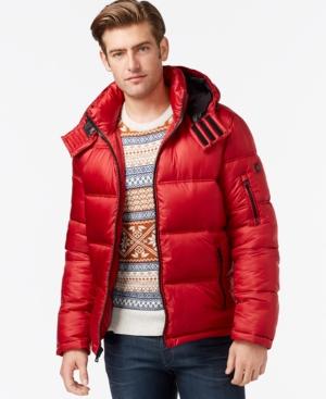 Inc International Concepts Hooded Nylon Jacket