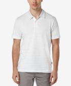 Perry Ellis Men's Dot-stripe Polo