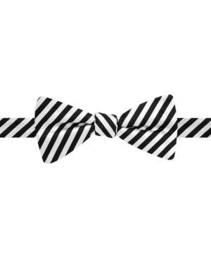 Countess Mara Satin Bar Stripe Bow Tie