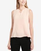 Calvin Klein Pleated-back Top