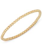 Beaded Bracelet In Sterling Silver, 14k Rose Or Yellow Gold Over Sterling Silver