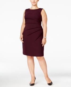 Calvin Klein Plus Size Sunburst Sheath Dress
