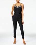 Roxy Juniors' Celestial Sun Embroidered Jumpsuit