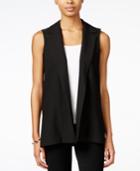 Bar Iii Open-front Collared Vest, Only At Macy's