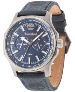 Timberland Men's Mascoma 2 Black Leather Strap Watch 45x54mm Tbl14813jsu03