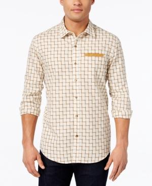Sean John Men's Ladder Dobby Check Shirt