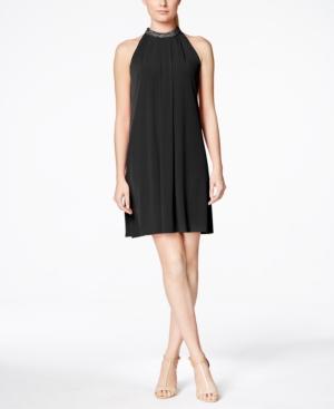 Calvin Klein Embellished Trapeze Dress