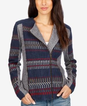 Lucky Brand Knit Moto Jacket