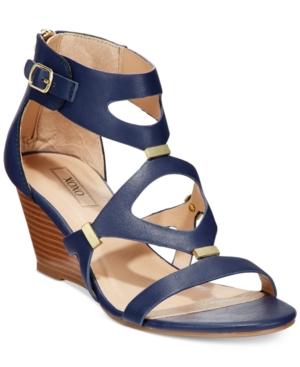 Xoxo Sierra Caged Wedge Sandals Women's Shoes