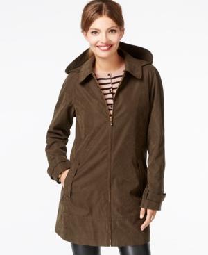 Jones New York Faux-suede Microfiber Coat