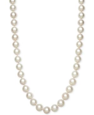 Belle De Mer Cultured Akoya Pearl (9mm) Strand Necklace, Created For Macy's