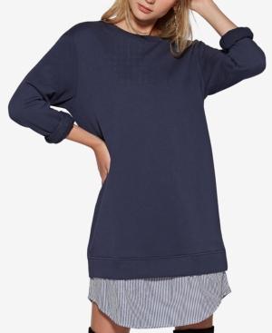 Avec Les Filles Layered-look Sweatshirt Dress
