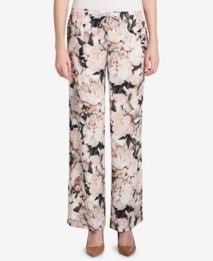 Calvin Klein Printed Wide-leg Soft Pants