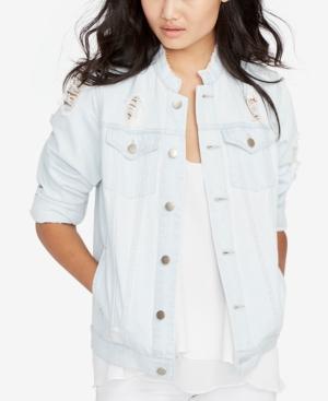 Rachel Rachel Roy Ripped Denim Jacket, Created For Macy's