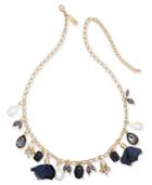 I.n.c. Gold-tone Multi-charm Collar Necklace, 16 + 3 Extender, Created For Macy's