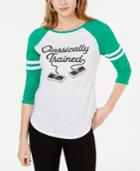 Love Tribe Juniors' Cotton Classically Trained Graphic-print T-shirt