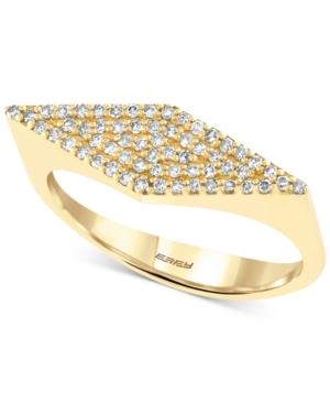 Geo By Effy Diamond Ring (1/4 Ct. T.w.) In 14k Yellow Gold