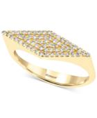 Geo By Effy Diamond Ring (1/4 Ct. T.w.) In 14k Yellow Gold