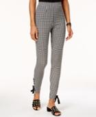 The Edit By Seventeen Juniors' Gingham Pull-on Pants, Created For Macy's