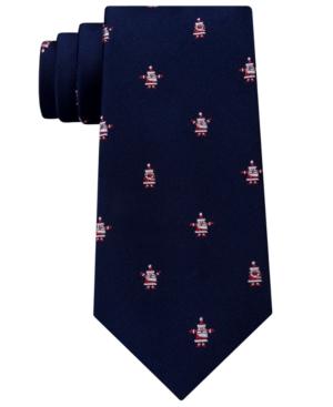 Tommy Hilfiger Men's Santa Conversational Silk Tie