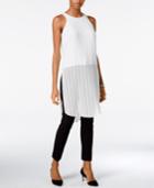 Bar Iii Sheer Textured Tunic, Only At Macy's