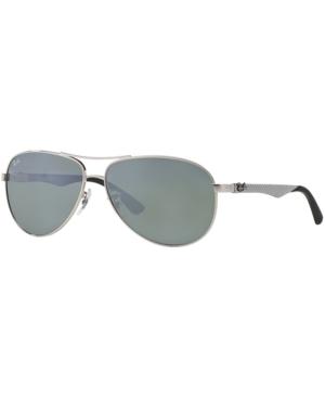 Ray-ban Carbon Fibre Sunglasses, Rb8313 61