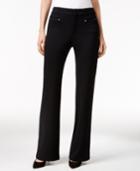 Jm Collection Ponte Bootcut Trousers, Only At Macy's