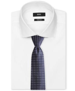 Boss Men's Embroidered Silk Tie