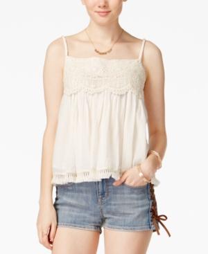 American Rag Crochet-detail Swing Tank, Only At Macy's