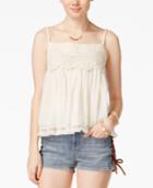 American Rag Crochet-detail Swing Tank, Only At Macy's