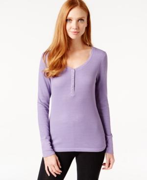 Alfani Thermal Henley Shirt, Only At Macy's