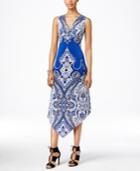 Inc International Concepts Printed Surplice Shift Dress, Only At Macy's