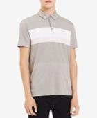 Calvin Klein Men's Pieced Colorblocked Stripe Polo