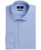 Boss Men's Slim-fit Yarn-dyed Oxford Cotton Dress Shirt