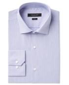 Marc New York Men's Slim-fit Motion-ease Collar Wrinkle-free Stripe Dress Shirt