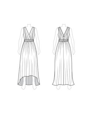 Customize: Switch To High-low Skirt Without Slit - Fame And Partners High-low Dress